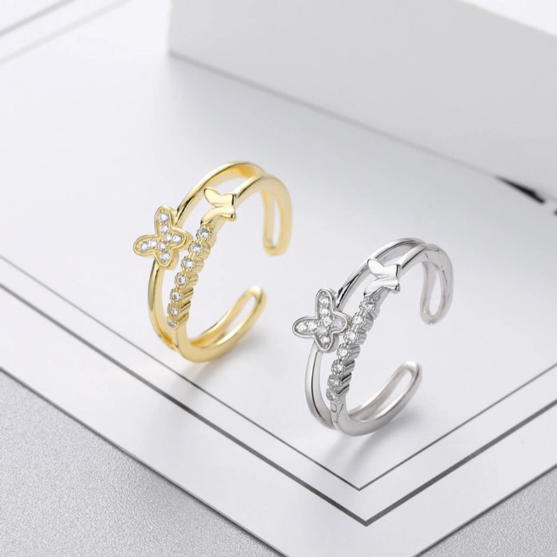 Product image KAHASIL - Cincin Titanium Wanita Anti Karat dan Luntur KH014 all variant ROSE GOLD